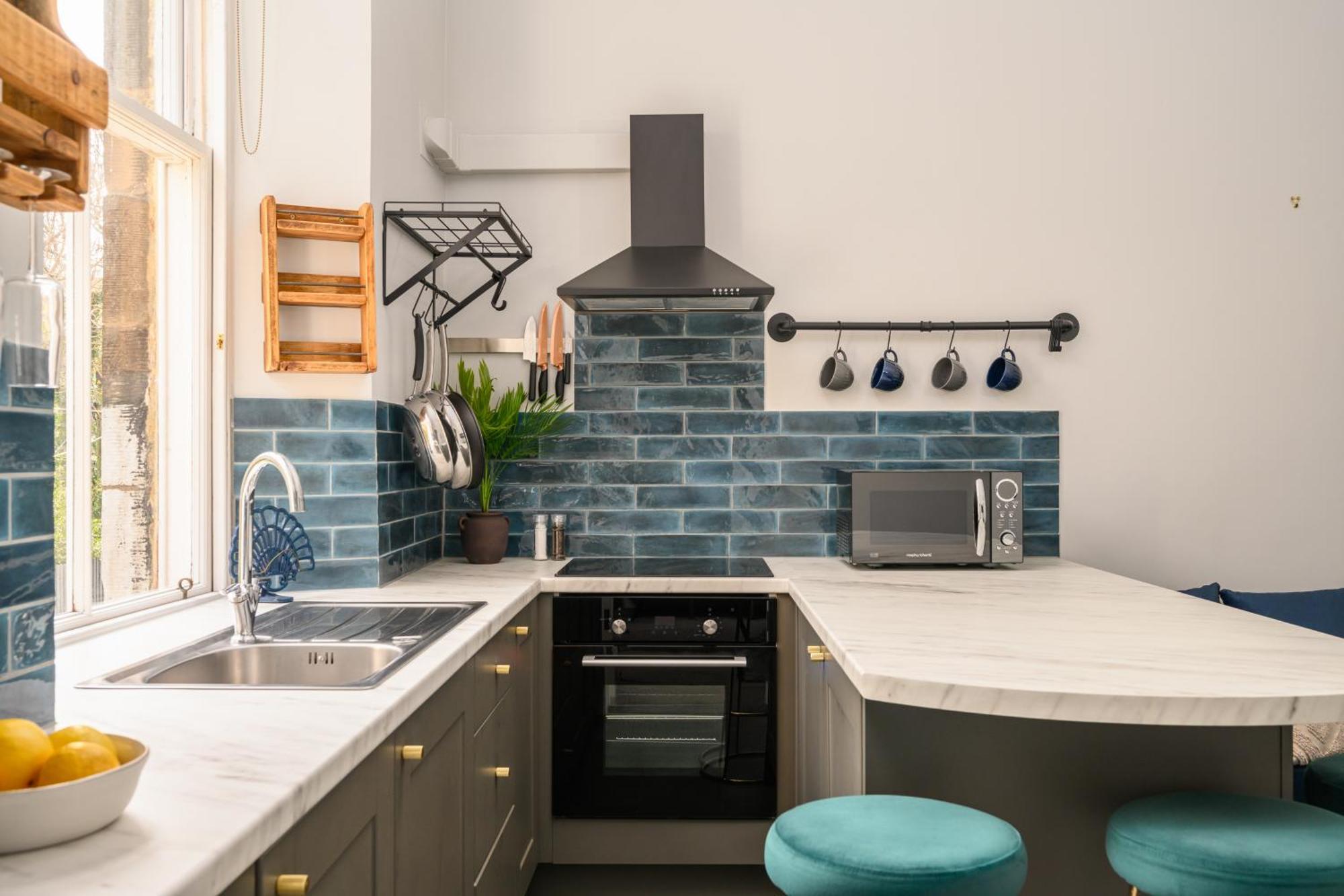 Апартаменты Vibrant Leith Flat Эдинбург Экстерьер фото
